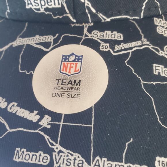 Rare Denver Broncos Adjustable Hat Map Of Colorado Ball Cap 3D Embroidered NWOT - Picture 4 of 11